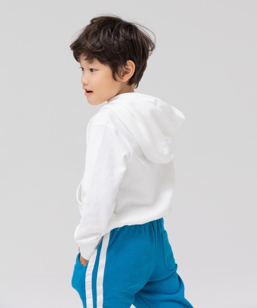 Champion（チャンピオン）の「champion / チャンピオン ロゴパーカー（パーカー・キッズ・ネイビー/ホワイト/ブラック/グレー・120cm/130cm/100cm/110cm）」の22枚目の写真