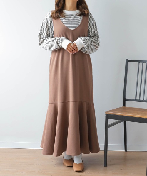 No.858 FILA 秋色beigeのゆったりꫛꫀꪝ✧‧˚ワンピ☆XL☆新品☆ No.858 FILA 秋色beigeのゆったりꫛꫀꪝ✧‧˚ワンピ☆XL☆新品