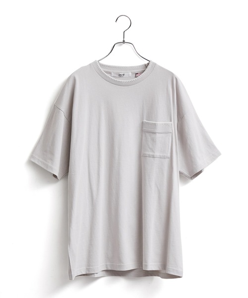 JUNRED（ジュンレッド）の「ブランケットTシャツ（Tシャツ/カットソー・メンズ・キナリ/オレンジ/ブラック・L/LL/M）」の3枚目の写真