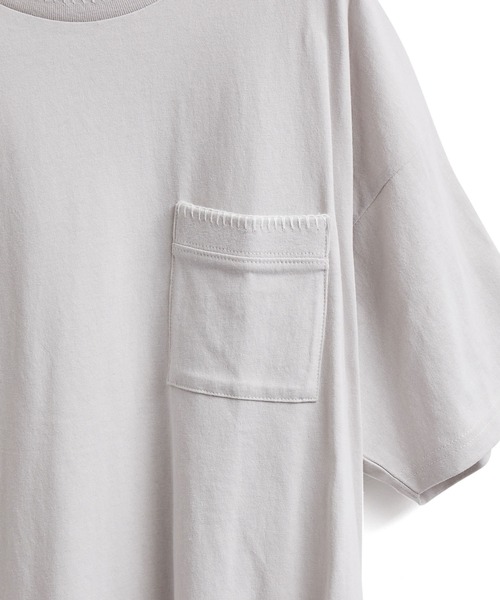 JUNRED（ジュンレッド）の「ブランケットTシャツ（Tシャツ/カットソー・メンズ・キナリ/オレンジ/ブラック・L/LL/M）」の6枚目の写真