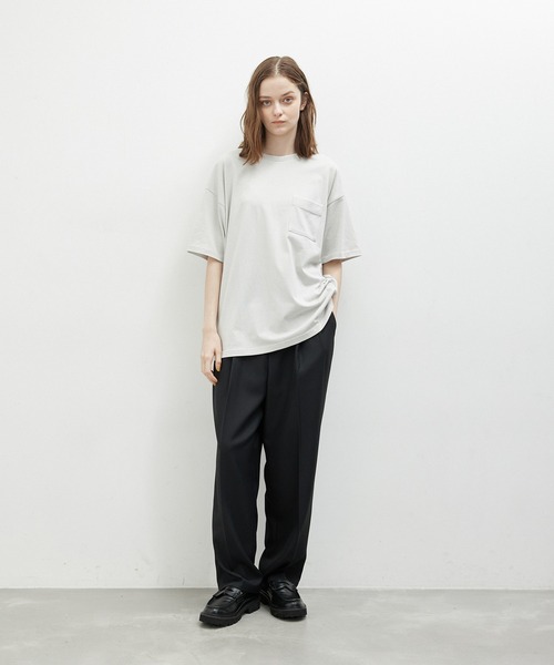 JUNRED（ジュンレッド）の「ブランケットTシャツ（Tシャツ/カットソー・メンズ・キナリ/オレンジ/ブラック・L/LL/M）」の12枚目の写真