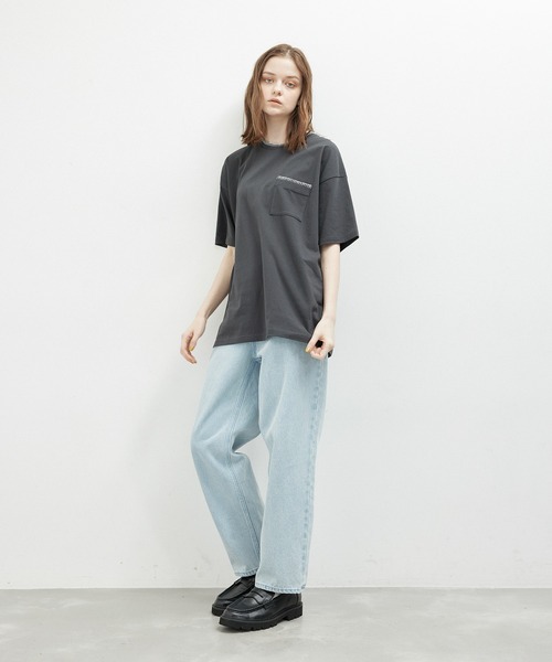 JUNRED（ジュンレッド）の「ブランケットTシャツ（Tシャツ/カットソー・メンズ・キナリ/オレンジ/ブラック・L/LL/M）」の15枚目の写真