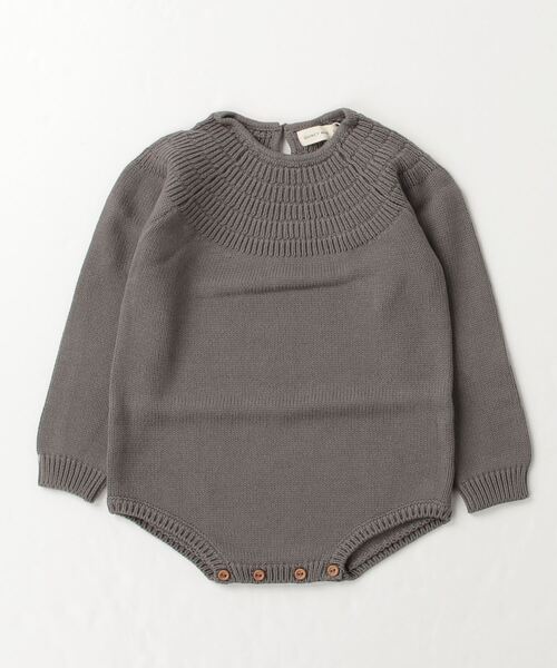 【セール】『ROSIE ROMPER』KNIT DALIA ROMPER（ロンパース）｜INNOCENT（イノセント）