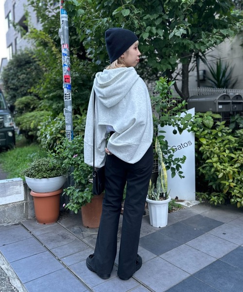 CIAOPANIC（チャオパニック）の「サイドピンタックラインフレアデニムパンツ（デニムパンツ・レディース・カーキ/ブラック/ブルー・1/0）」の19枚目の写真