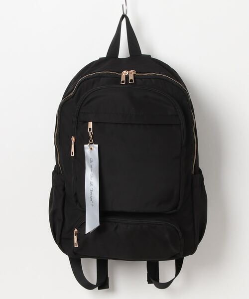 Qu'est-ce Que Le “Design”?(ケスクルデザイン)の「【Qu’est-ce Que Le “Design”?/ケスクルデザイン】 16pockets マザーズデイパック(バックパック/リュック・レディース・ブラック/ネイビー/グレー・FREE)」の9枚目の写真