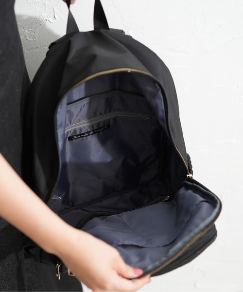 Qu'est-ce Que Le “Design”?(ケスクルデザイン)の「【Qu’est-ce Que Le “Design”?/ケスクルデザイン】 16pockets マザーズデイパック(バックパック/リュック・レディース・ブラック/ネイビー/グレー・FREE)」の6枚目の写真