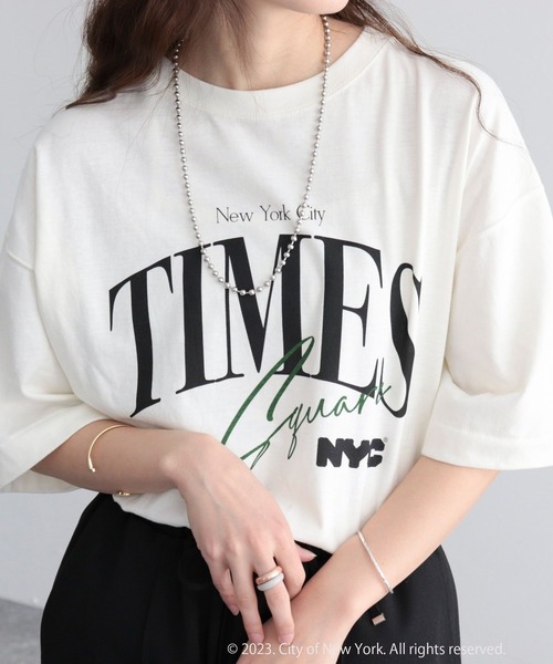 GOOD ROCK SPEED（グッドロックスピード）の「【GOOD ROCK SPEED/グッドロックスピード】NYC Tシャツ（Tシャツ/カットソー・レディース・オフホワイト/ライトグレー・FREE）」の22枚目の写真