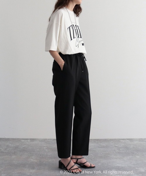 GOOD ROCK SPEED（グッドロックスピード）の「【GOOD ROCK SPEED/グッドロックスピード】NYC Tシャツ（Tシャツ/カットソー・レディース・オフホワイト/ライトグレー・FREE）」の4枚目の写真