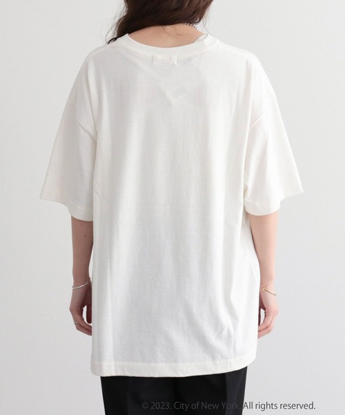 GOOD ROCK SPEED（グッドロックスピード）の「【GOOD ROCK SPEED/グッドロックスピード】NYC Tシャツ（Tシャツ/カットソー・レディース・オフホワイト/ライトグレー・FREE）」の7枚目の写真