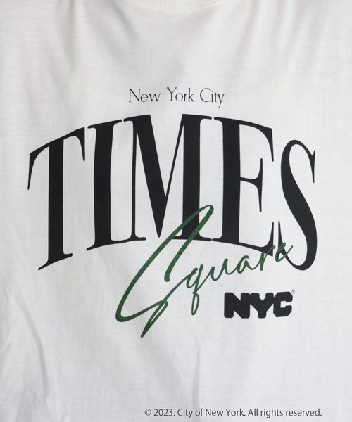 GOOD ROCK SPEED（グッドロックスピード）の「【GOOD ROCK SPEED/グッドロックスピード】NYC Tシャツ（Tシャツ/カットソー・レディース・オフホワイト/ライトグレー・FREE）」の8枚目の写真