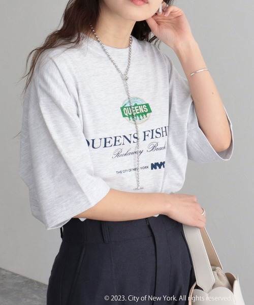 GOOD ROCK SPEED（グッドロックスピード）の「【GOOD ROCK SPEED/グッドロックスピード】NYC Tシャツ（Tシャツ/カットソー・レディース・オフホワイト/ライトグレー・FREE）」の13枚目の写真