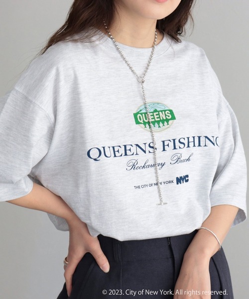 GOOD ROCK SPEED（グッドロックスピード）の「【GOOD ROCK SPEED/グッドロックスピード】NYC Tシャツ（Tシャツ/カットソー・レディース・オフホワイト/ライトグレー・FREE）」の14枚目の写真