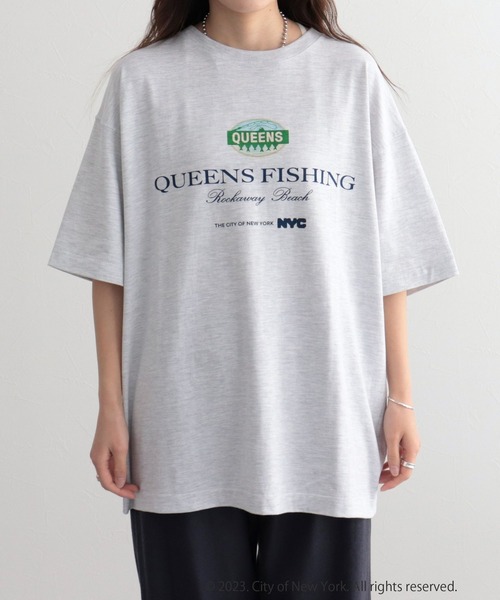 GOOD ROCK SPEED（グッドロックスピード）の「【GOOD ROCK SPEED/グッドロックスピード】NYC Tシャツ（Tシャツ/カットソー・レディース・オフホワイト/ライトグレー・FREE）」の18枚目の写真