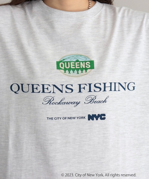 GOOD ROCK SPEED（グッドロックスピード）の「【GOOD ROCK SPEED/グッドロックスピード】NYC Tシャツ（Tシャツ/カットソー・レディース・オフホワイト/ライトグレー・FREE）」の20枚目の写真