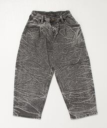 Lee（リー）の「Lee/リーキッズ ストレッチ ブラックデニム バルーンパンツ（デニムパンツ・キッズ）」