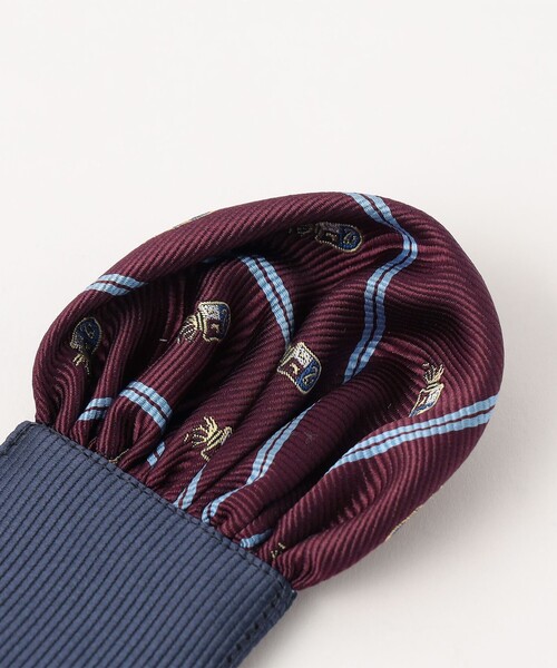 green label relaxing（グリーンレーベルリラクシング）の「GLR ボウタイチーフセット / クレスト（蝶ネクタイ・キッズ・オレンジ/ワインレッド・FREE）」の19枚目の写真