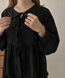 【apres jour clair】アソートリボンチュニックブラウス【ZOZOTOWN限定アイテム】