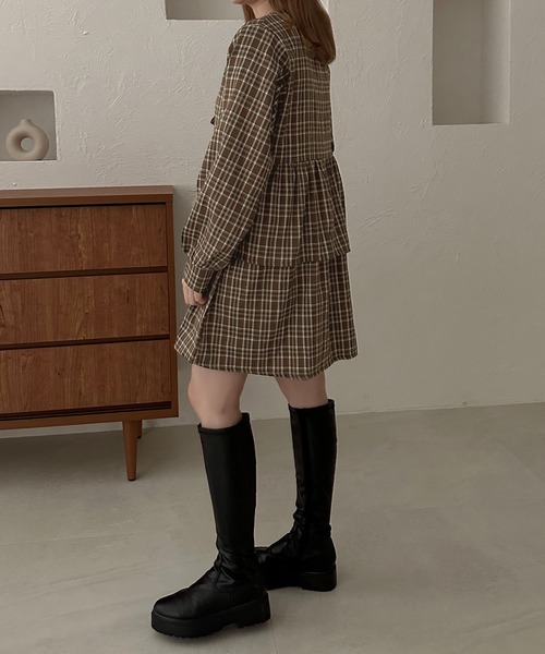 apres jour clair(アプレジュールクレア)の「【apres jour clair】アソートリボンチュニックブラウス【ZOZOTOWN限定アイテム】(シャツ/ブラウス・レディース・ブラック/ボルドー/グレー/ブラウン系その他・フリー/X-LARGE)」の5枚目の写真