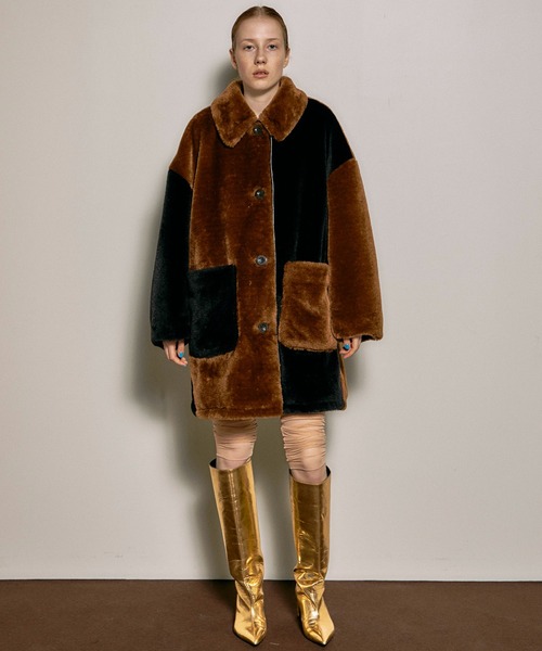 MAISON SPECIAL（メゾンスペシャル）の「Bicolor Soutien Colored Fur 