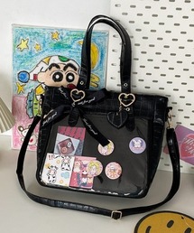 【推し活】クロコPU ヲタ活 痛バッグ