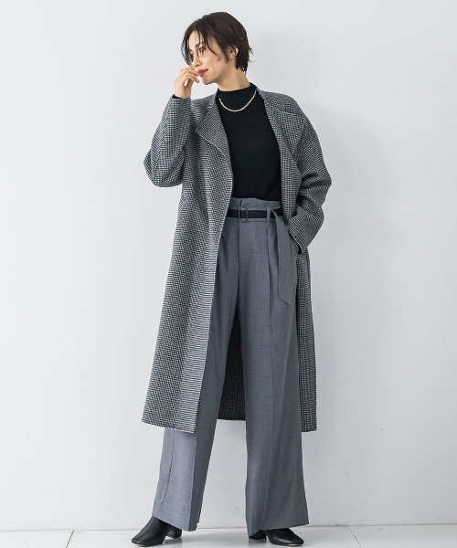 LAUTREAMONT(ロートレアモン)の「アナスタシアミルド2WAYパンツ≪防シワ/イージーケア≫(その他パンツ・レディース・キャメル/グレー・7号/9号/11号)」の4枚目の写真