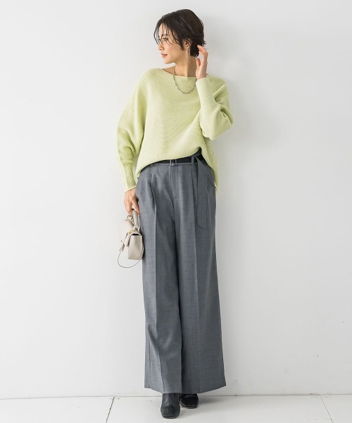 LAUTREAMONT(ロートレアモン)の「アナスタシアミルド2WAYパンツ≪防シワ/イージーケア≫(その他パンツ・レディース・キャメル/グレー・7号/9号/11号)」の8枚目の写真