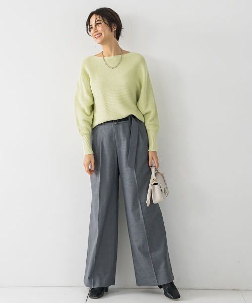 LAUTREAMONT(ロートレアモン)の「アナスタシアミルド2WAYパンツ≪防シワ/イージーケア≫(その他パンツ・レディース・キャメル/グレー・7号/9号/11号)」の10枚目の写真