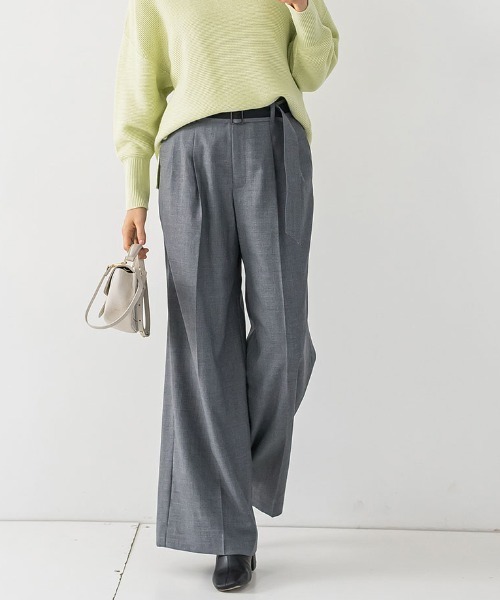 LAUTREAMONT(ロートレアモン)の「アナスタシアミルド2WAYパンツ≪防シワ/イージーケア≫(その他パンツ・レディース・キャメル/グレー・7号/9号/11号)」の11枚目の写真