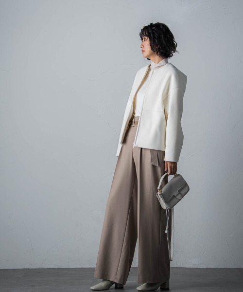 LAUTREAMONT(ロートレアモン)の「アナスタシアミルド2WAYパンツ≪防シワ/イージーケア≫(その他パンツ・レディース・キャメル/グレー・7号/9号/11号)」の19枚目の写真
