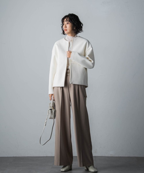 LAUTREAMONT(ロートレアモン)の「アナスタシアミルド2WAYパンツ≪防シワ/イージーケア≫(その他パンツ・レディース・キャメル/グレー・7号/9号/11号)」の20枚目の写真