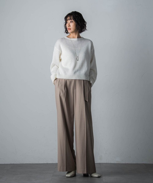 LAUTREAMONT(ロートレアモン)の「アナスタシアミルド2WAYパンツ≪防シワ/イージーケア≫(その他パンツ・レディース・キャメル/グレー・7号/9号/11号)」の21枚目の写真