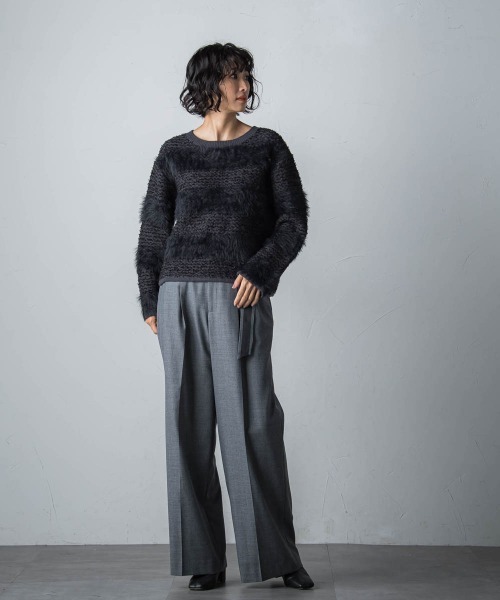 LAUTREAMONT(ロートレアモン)の「アナスタシアミルド2WAYパンツ≪防シワ/イージーケア≫(その他パンツ・レディース・キャメル/グレー・7号/9号/11号)」の22枚目の写真