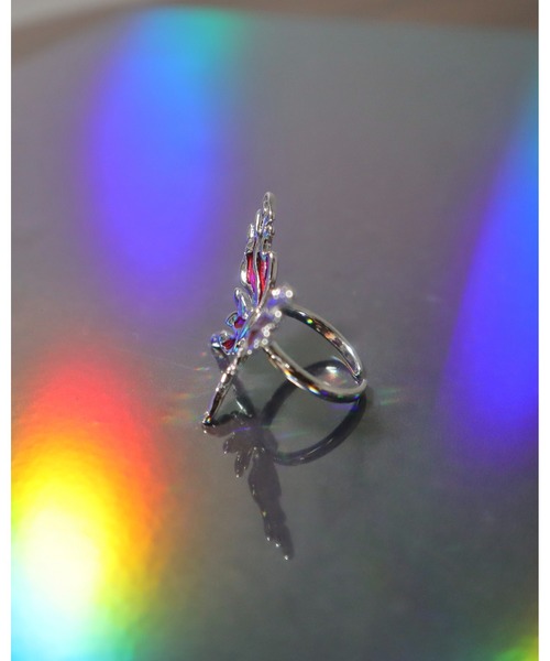 tone(トーン)の「【88eighty-eight】ゴシックパンクbutterflyレッドリング【import】(MA)(リング・レディース・レッド・FREE)」の6枚目の写真