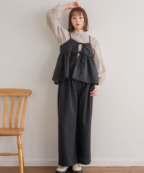 RETRO GIRL（レトロガール）の「マルチウェイビスチェ（キャミソール・レディース・ベージュ/ライトグレー/ブラック・FREE）」の4枚目の写真