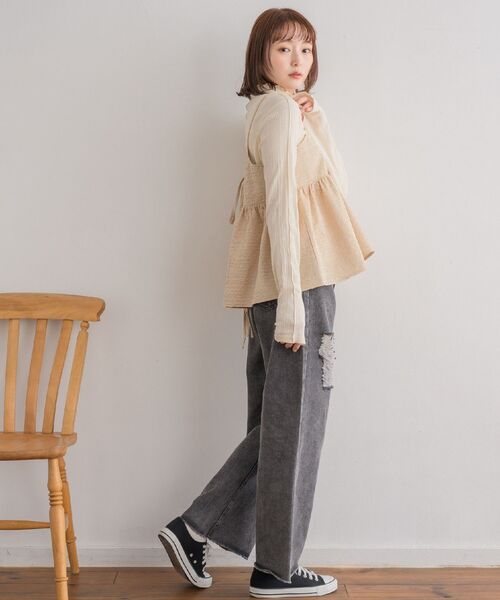 RETRO GIRL（レトロガール）の「マルチウェイビスチェ（キャミソール・レディース・ベージュ/ライトグレー/ブラック・FREE）」の14枚目の写真