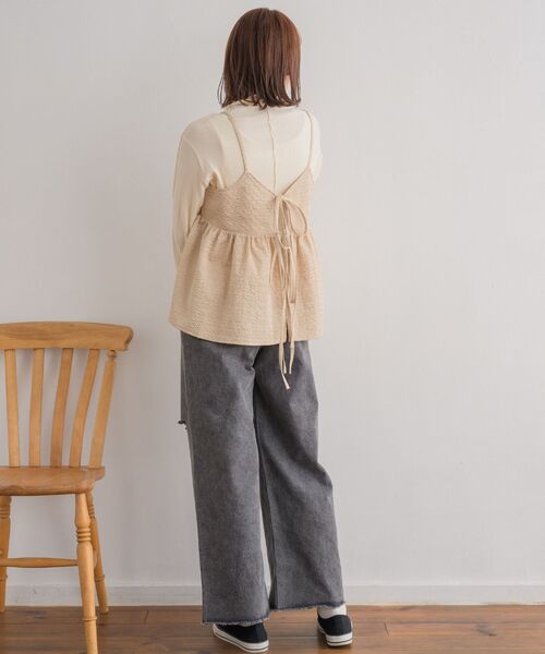 RETRO GIRL（レトロガール）の「マルチウェイビスチェ（キャミソール・レディース・ベージュ/ライトグレー/ブラック・FREE）」の16枚目の写真