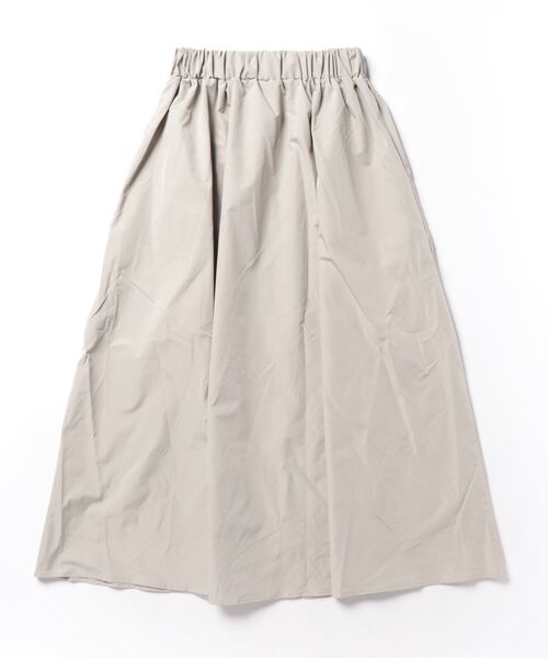coca(coca)(コカ)の「タフタフレアロングスカート(スカート・レディース・グレイッシュベージュ/ブラック・SHORT/LONG)」の14枚目の写真