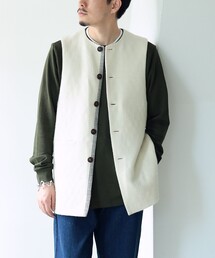 fennica | quitan × fennica / 別注 ロングベスト(ベスト)