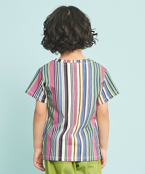 Paul Smith JUNIOR（ポールスミスジュニア）の「マルチストライプ半袖T
