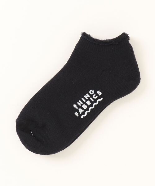 -〔DAILY NECESSARIES〕-　　THING FABRICS シングファブリックス　ORGANIC HEATHER PILE CREW  SOCKS
