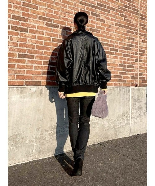 BACK NUMBER（バックナンバー）の「【BACK NUMBER】フェイクレザー 