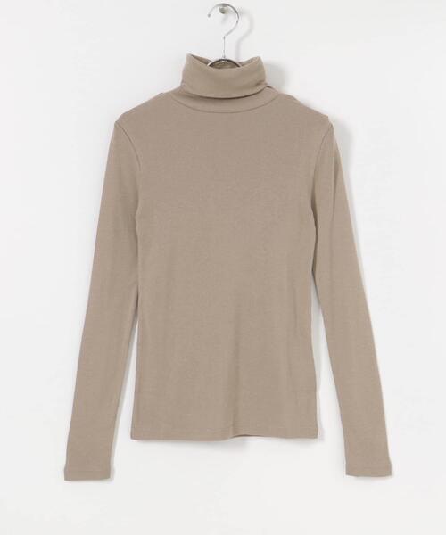 URBAN RESEARCH（アーバンリサーチ）の「『UR TECH』タートルネックロングTシャツ（Tシャツ/カットソー・レディース・モカ/ホワイト/ブラック・FREE）」の11枚目の写真