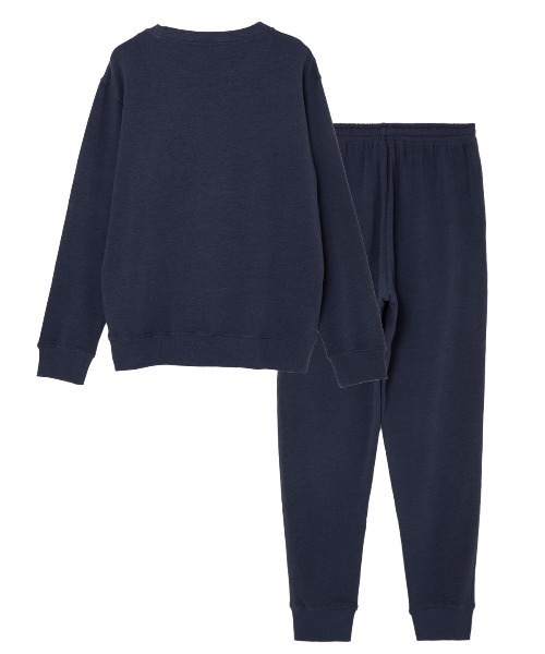 tutuanna（チュチュアンナ）の「ルームウェア メンズ [温度調整]メンズロゴプリント裏毛長袖パジャマ（ルームウェア/パジャマ・メンズ・ネイビー/エンジ・M）」の8枚目の写真