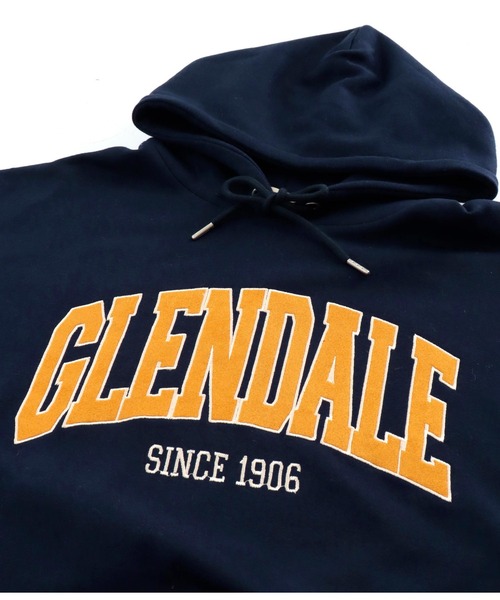 anap mimpi（アナップミンピ）の「カレッジ ロゴ 裏起毛 フーディー スウェット ミニワンピース（パーカー・レディース・ネイビー/ベージュ・FREE）」の18枚目の写真