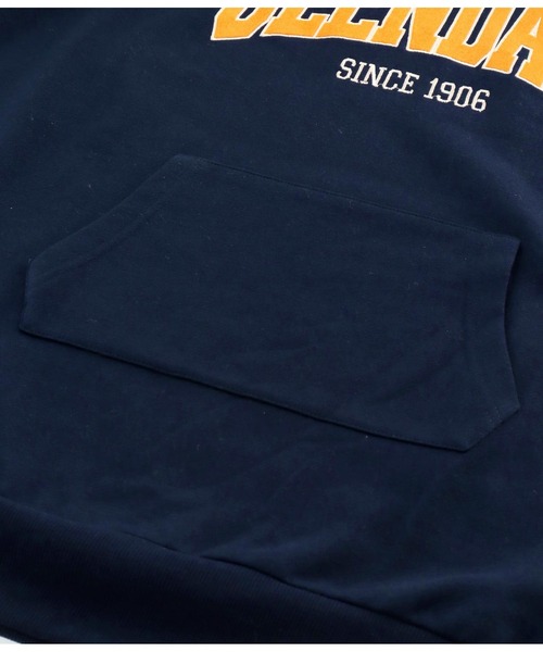 anap mimpi（アナップミンピ）の「カレッジ ロゴ 裏起毛 フーディー スウェット ミニワンピース（パーカー・レディース・ネイビー/ベージュ・FREE）」の19枚目の写真