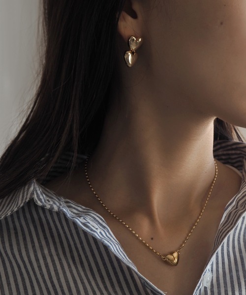 minia（ミニア）の「マグネットハートネックレス（ネックレス・レディース・シルバー/ゴールド・FREE）」の7枚目の写真