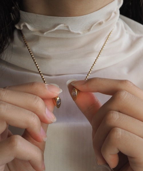 minia（ミニア）の「マグネットハートネックレス（ネックレス・レディース・シルバー/ゴールド・FREE）」の4枚目の写真