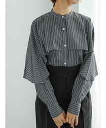 Te chichi | ヨークフリルチュニックシャツ(シャツ/ブラウス)