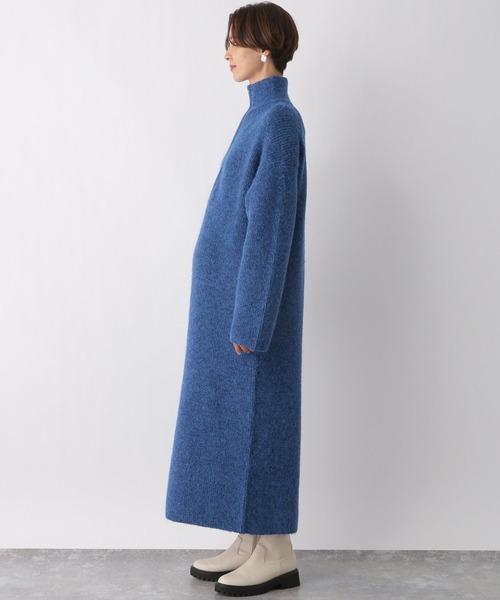 LEPSIM(レプシィム)の「【産前・産後対応】マタニティ/5ゲージハーフZIPワンピース 985972(マタニティウェア/グッズ・レディース・ベージュ/ブルー/グレー・FREE)」の20枚目の写真