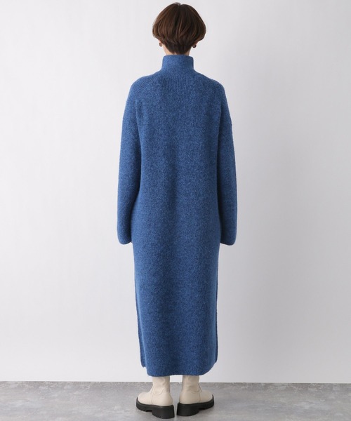 LEPSIM(レプシィム)の「【産前・産後対応】マタニティ/5ゲージハーフZIPワンピース 985972(マタニティウェア/グッズ・レディース・ベージュ/ブルー/グレー・FREE)」の21枚目の写真